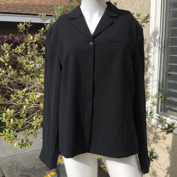 Norton McNaughton Black Blazer Sz12 - Picture 2 of 8